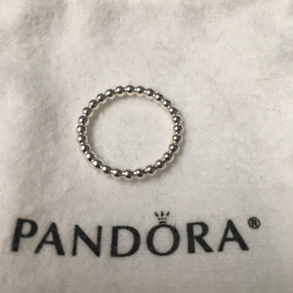 Authentic PANDORA sterling silver ring size 6